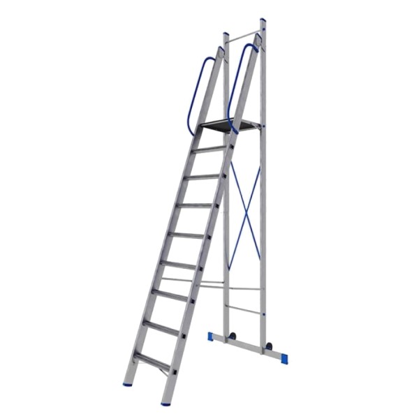 Стремянка-помост Elkop TOR 709 (36123) 2,2м на 9 ступеней