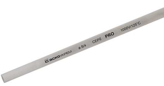 Серая термоусадочная трубка Аско-Укрем PRO Ø 8,0/4,0 (A0150040504)