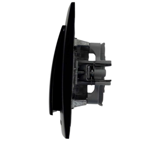 Вимикач Nilson Touran антрацит кнопка "ДЗВІНОК" ( 24381012 ) - фото №1