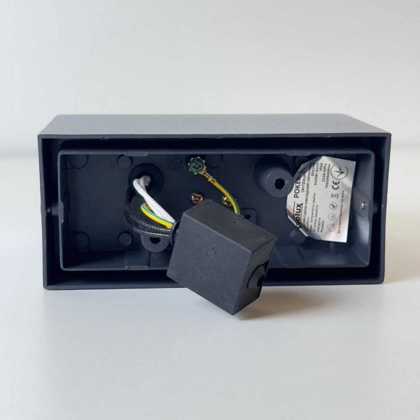 Светильник фасадный Violux POKER-2D 2x35Вт GU10 IP44 антрацит ( 500340 ) - фото №6