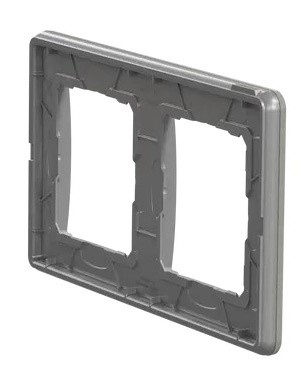 Рамка двойная Schneider Electric Sedna Elements бетон SDD390802 - фото №2
