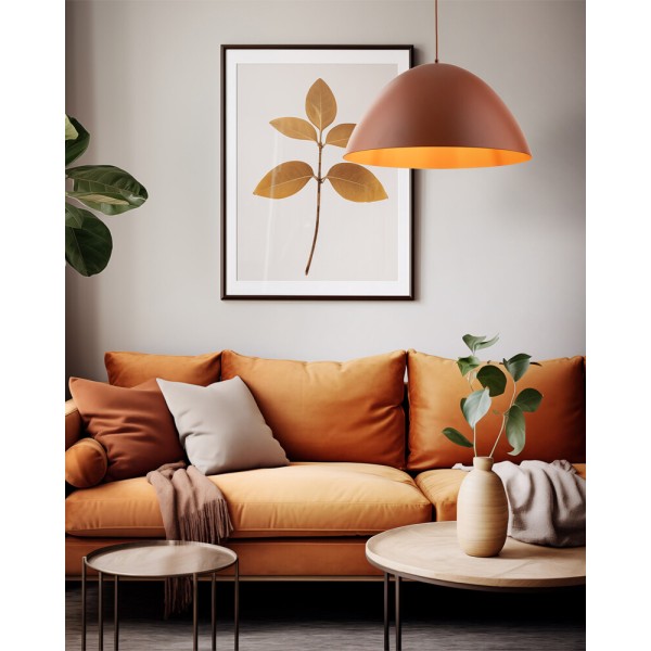 Підвісний світильник, люстра TK Lighting 10260 Faro E27 1x15W IP20 цегляний - фото №1