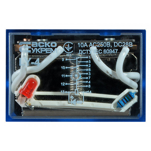 Промежуточное реле Аско-Укрем LY4 AC 24В (A0090070005) - фото №1
