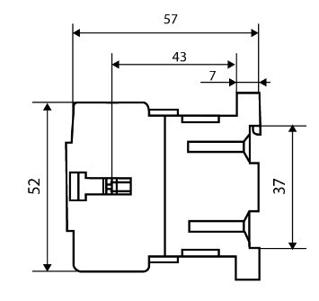 Мініконтактор Аско-Укрем ПМ 0-06-01 D7 42В LC1-K0601 (A0040010144) - фото №6