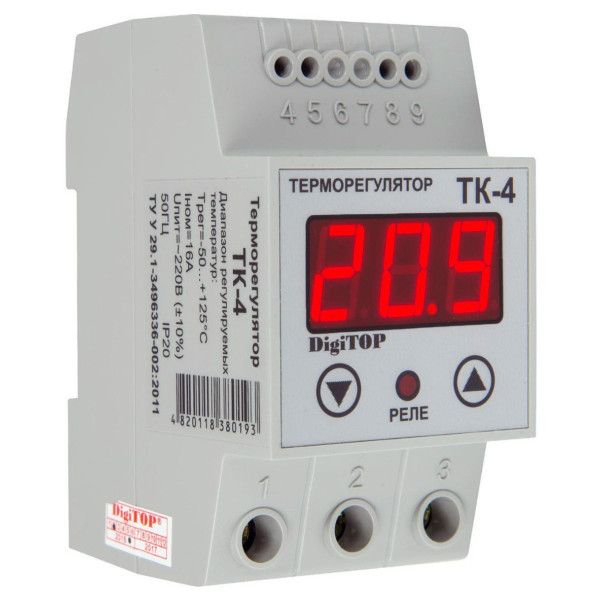 Термореле DigiTOP ТК-4K - фото №2