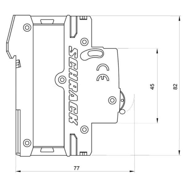 Автоматичний вимикач Schrack AM617832 6кА 32А 3P+N C - фото №7