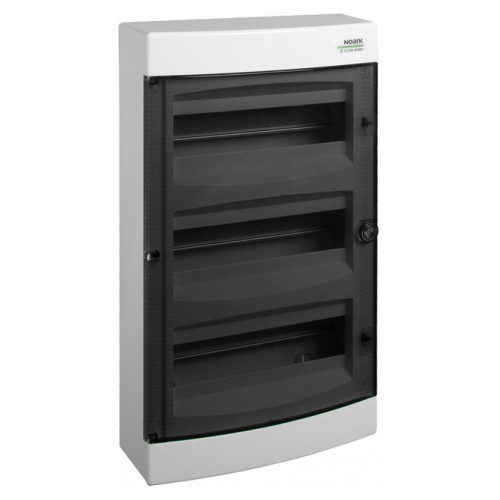 Настенный модульный щиток NOARK PNS 4x18T прозрачные двери 4x18м IP40 (110816)