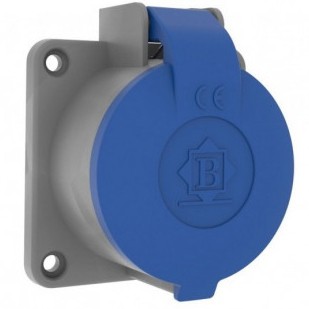 Станковий роз'єм Bemis BP1-1402-2410 1х16А каучуковий (6.1.92746)
