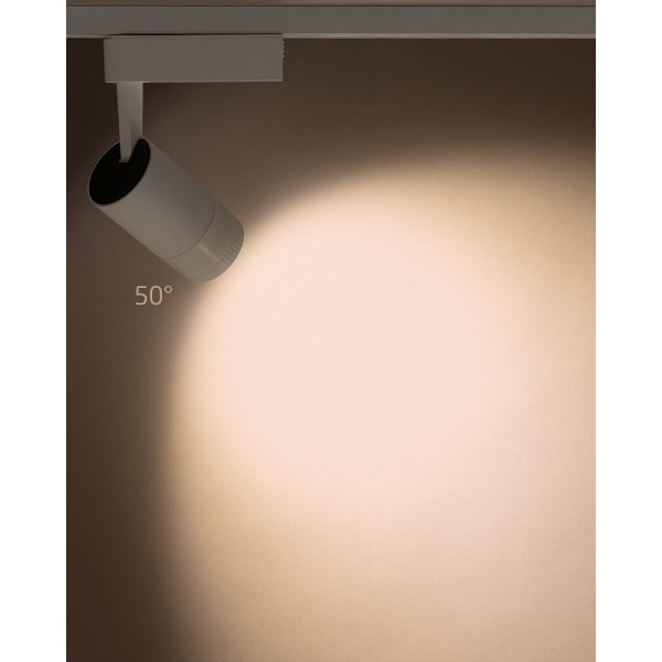 Трековый светильник Nowodvorski 7623 Profile Zoom LED 1x9W 3000K 600Lm IP20 белый - фото №2