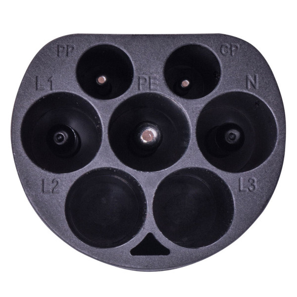 Переходник E.Next e.charge.adapter.cable.T2-T1.16 Т2 на Т1 5м 16А кабель (p085105) - фото №2