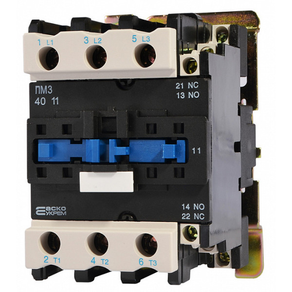 Контактор Аско-Укрем ПМ 3-40 D7 42В LC1-D4011 (A0040010163) - фото №2