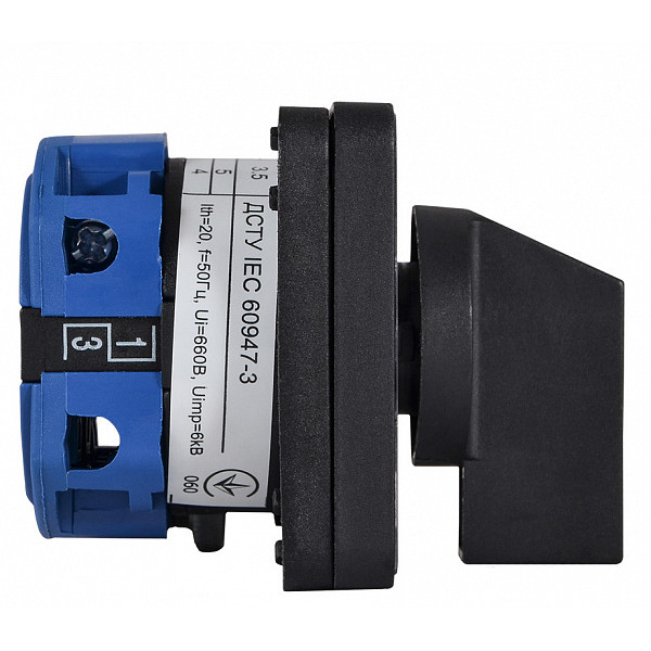 Пакетный переключатель Аско-Укрем ПКП SBI 0-1 1 полюс 20A/1.821 (A0110010049) - фото №1