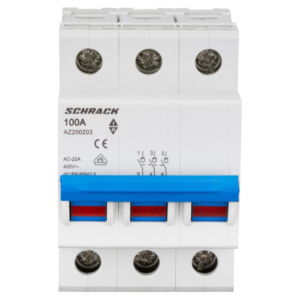 Вимикач навантаження Schrack AZ200203 100А 3P - фото №1