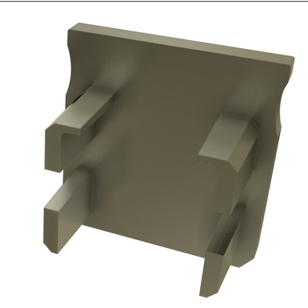 Заглушка Lumines для типа Y без отверстия сталь - фото №2