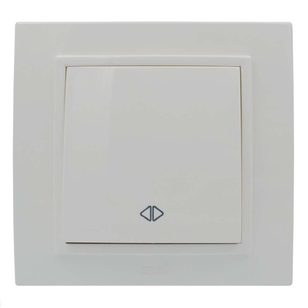 Выключатель ELBI ZENA белый 1кл промежуточный без рамки ( 609-010200-214 ) - фото №1