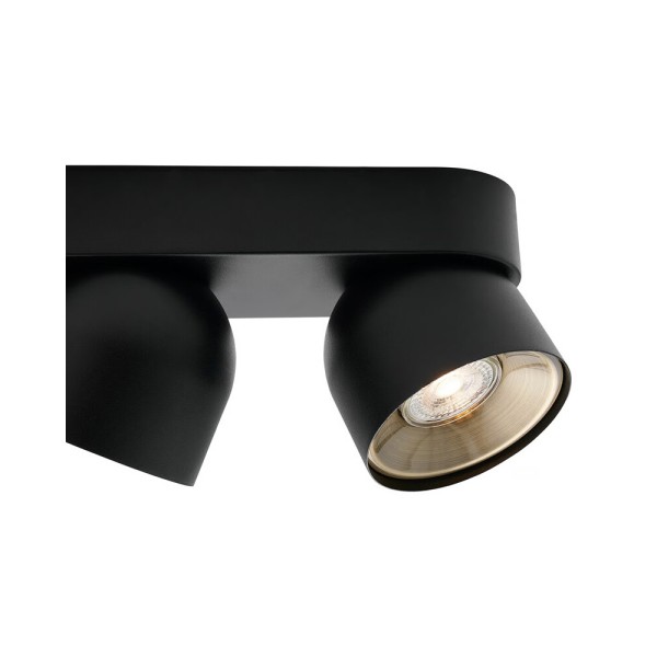 Світильник поворотний, спот Nordlux 2310430103 Pitcher GU10 4x10W IP20 чорний - фото №4