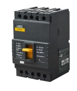 Автоматичний вимикач UEC PCB32 3Р 40А 25кА (MCCB-PCB-32-3-0040)