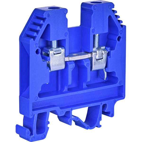 Винтовая нейтральная клемма ETI 003901069 VS 6 PA N 6мм² (синяя)