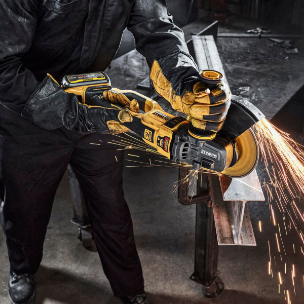 Кутова акумуляторна безщіткова шліфмашина DeWALT DCG460N Flexvolt XR Li-lon 54В Ø230мм 6000об/хв - фото №4