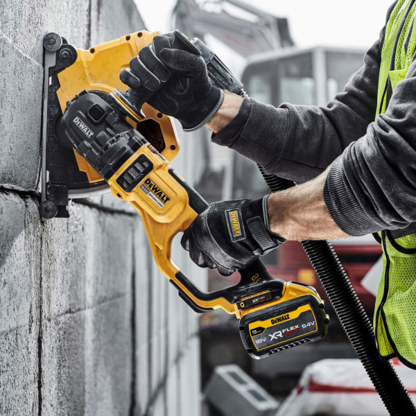 Кутова акумуляторна безщіткова шліфмашина DeWALT DCG460N Flexvolt XR Li-lon 54В Ø230мм 6000об/хв - фото №5