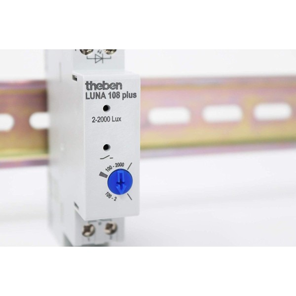 Сумеречное реле Theben LUNA 108 plus AL с датчиком накладного монтажа - фото №2