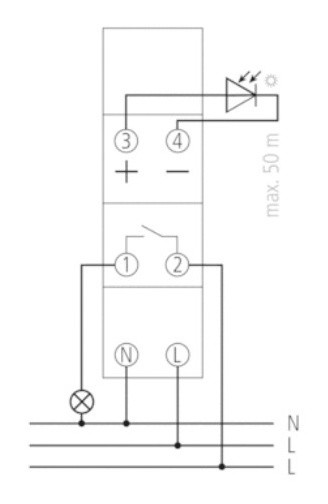 Сумеречное реле Theben LUNA 108 plus AL с датчиком накладного монтажа - фото №3