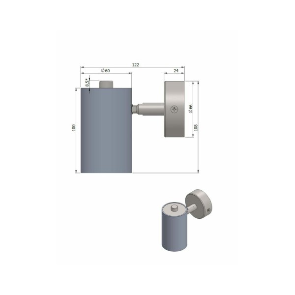 Бра, настінний світильник Pikart 33976-2 GU10 1x60W IP20 білий - фото №2