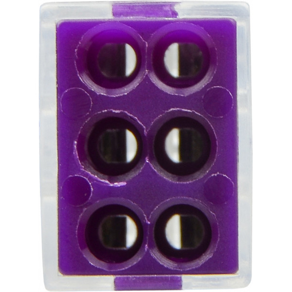 Клеммник Аско-Укрем CMK-106 фіолетовий (A0130010084) - фото №1