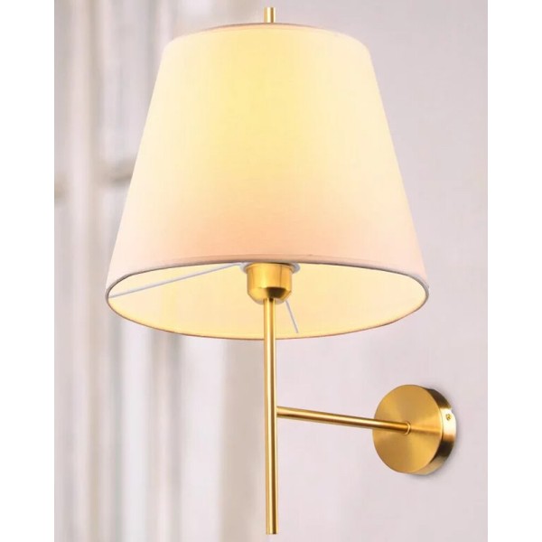 Бра, настенный светильник Goldlux 325495 Elena E27 1x20W IP20 белый - фото №1