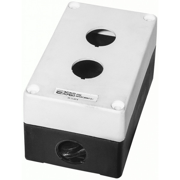 Корпус 2-местный Аско-Укрем HJ9-2 белый (A0140020035) - фото №2