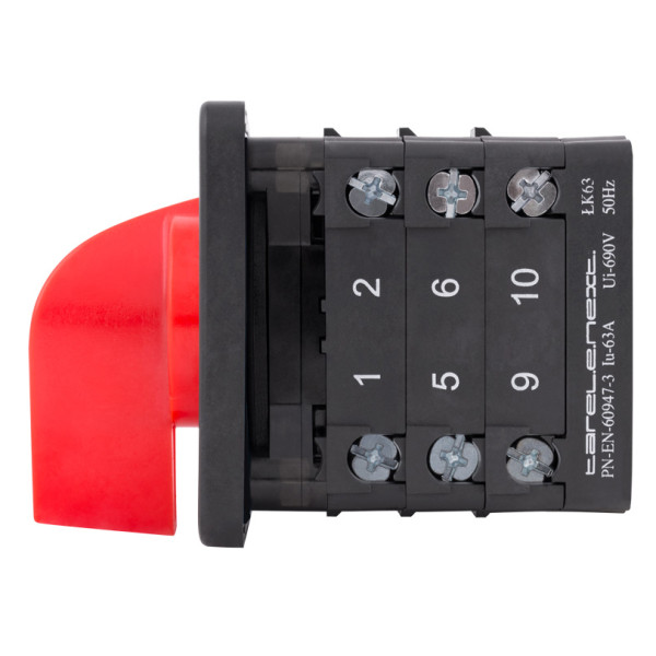 Щитовой пакетный переключатель E.Next LK16/3.323-ZP/45 3p 1-0-2 16А (8331-200) - фото №1