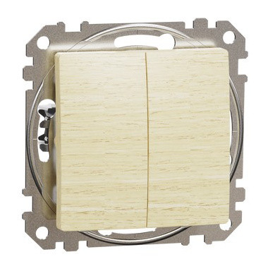 Перемикач Schneider Electric Sedna Design & Elements береза SDD180108