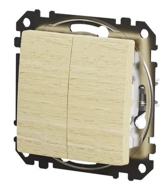 Перемикач Schneider Electric Sedna Design & Elements береза SDD180108 - фото №4