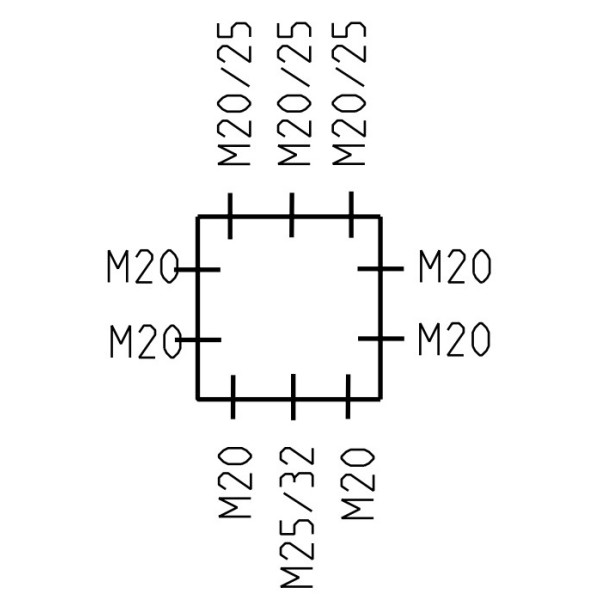 Вологозахищена роз'єднувальна коробка Spelsberg Abox-i 100-L (sp49091001) IP65 - фото №15