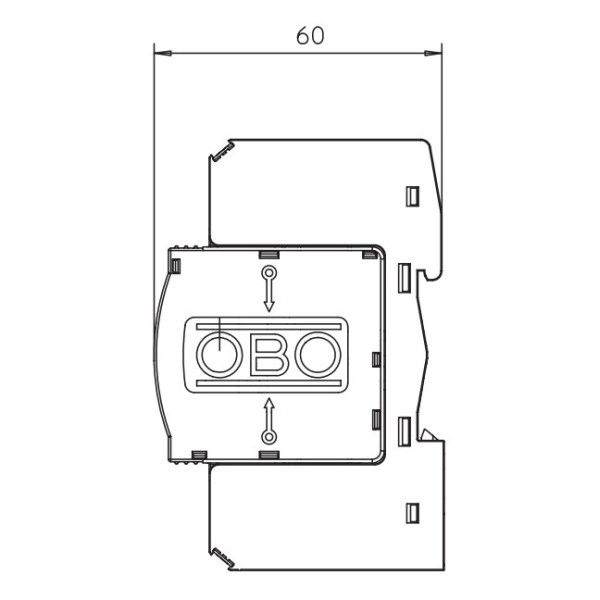 Ограничитель перенапряжений OBO Bettermann (5094920) Тип II V10-C 3+NPE - фото №2
