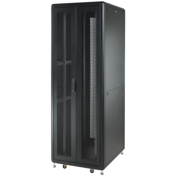 Шафа Mirsan MR.GTS42U61DE.01 GTS 19" 42U 600x1000 (чорна) RAL 9005 - фото №3