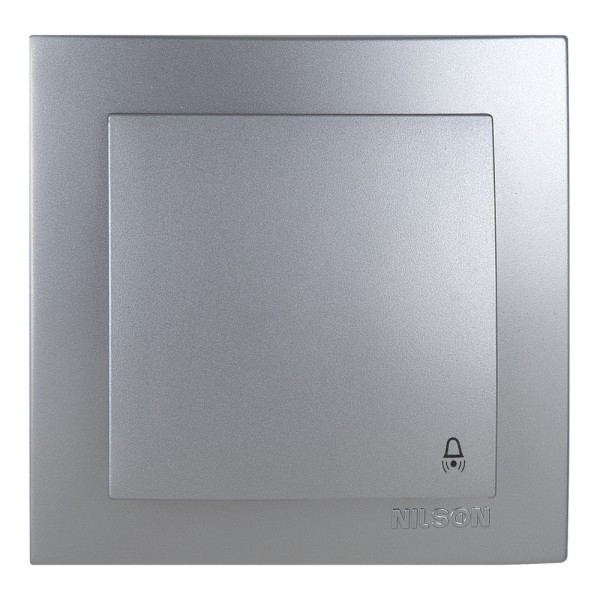Вимикач Nilson Touran срібло кнопка ( 24131012 )