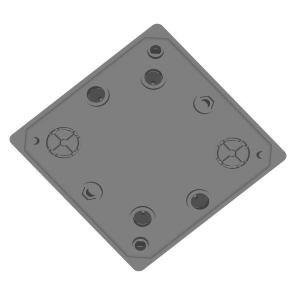 Распределительная коробка Kopos KO 100 Е (8595057612655) 128х128х66мм - фото №6