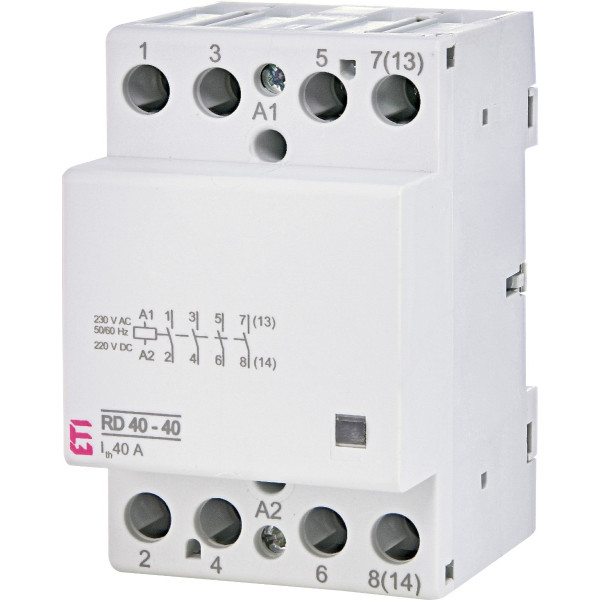 Контактор ETI 002464018 RD 40-40 (230V AC/DC) (AC1)