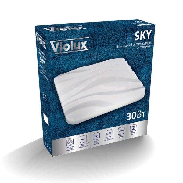 Світильник LED smart SKY 30W 3000-6000K IP20 квадрат ( 210123 ) - фото №6