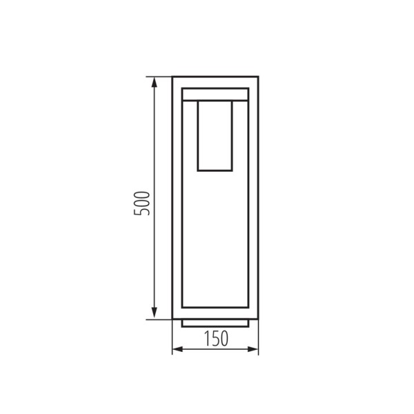 Вуличний світильник Kanlux 34985 Vimo E27 1x15W IP44 коричневий - фото №4