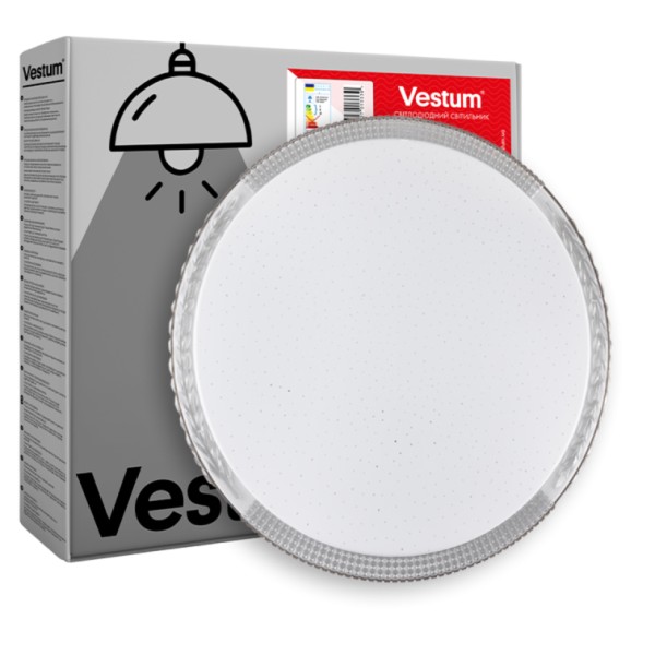 Стельовий світильник Vestum WILLOW зоряне небо 30Вт 395x60мм 4000К