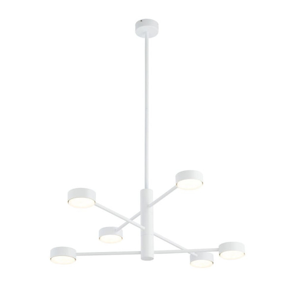 Люстра Nowodvorski 7942 Orbit GX53 6x8W IP20 Біла - фото №1