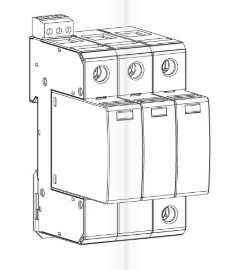 Ограничитель перенапряжения ETI 002440399 ETITEC C T2 275/20 (3+0) 3p - фото №2