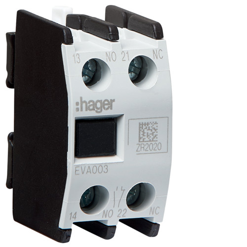 Додатковий контакт Hager EVA003 1НВ+1НЗ для EV040…EV170 EVN063…EVN200