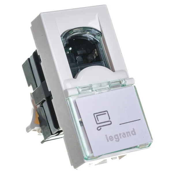 Розетка компьютерная Legrand Mosaic FTP Cat. 5e RJ 45 - фото №1