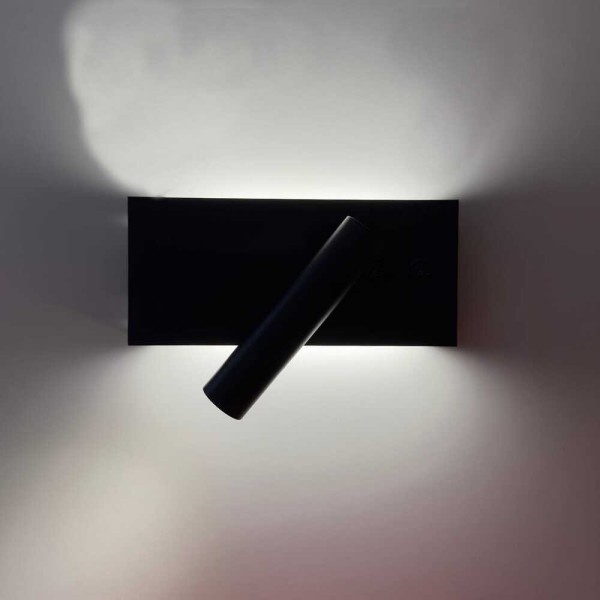 Светильник настенный Violux BITRIX-W 10W 4200K 615Lm IP20 черный ( 551103 ) - фото №1