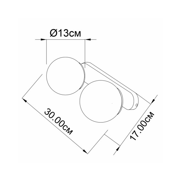Бра, настінний світильник Imperium Light 157217.01.00 Quebec E14 40W IP20 - фото №1