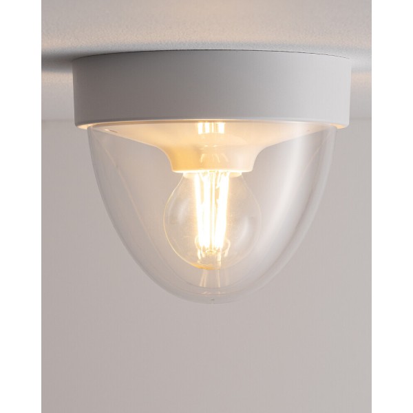 Вуличний світильник Nowodvorski 7972 Nook E27 1x10W IP44 білий - фото №1