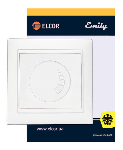 Светорегулятор Elcor Emily 9215 (211588) 600Вт (белый) - фото №1